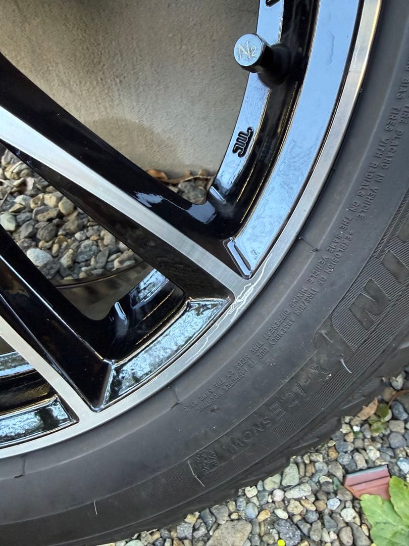 ④メルセデスE300用245/45 R18 ミシュランスタッドレスMAKホイール