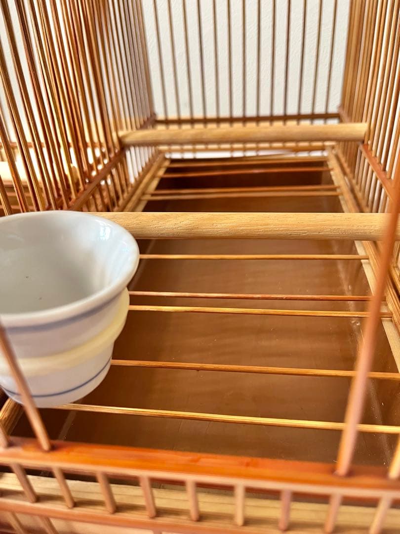 山一竹籠　メジロ籠