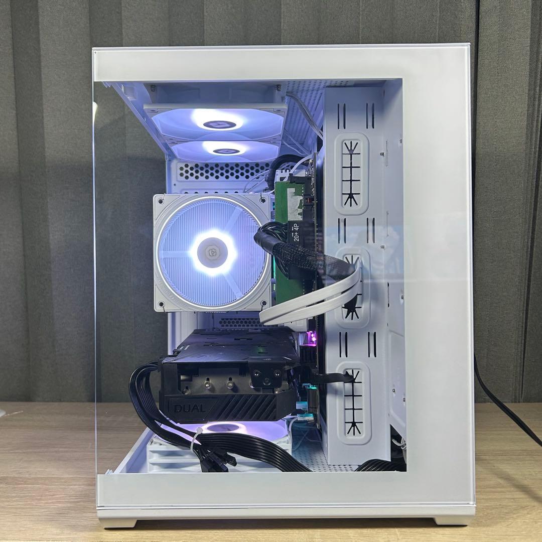 高性能 白 ゲーミングPC RTX3060ti Windows11 ワイルズ快適