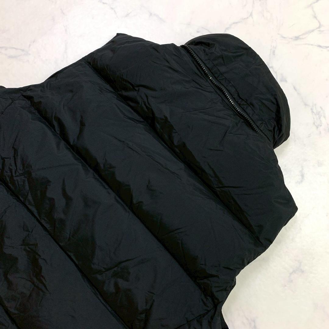 ポロラルフローレン ダウンベスト ビッグポニー 星条旗ワッペン 黒 L　D933