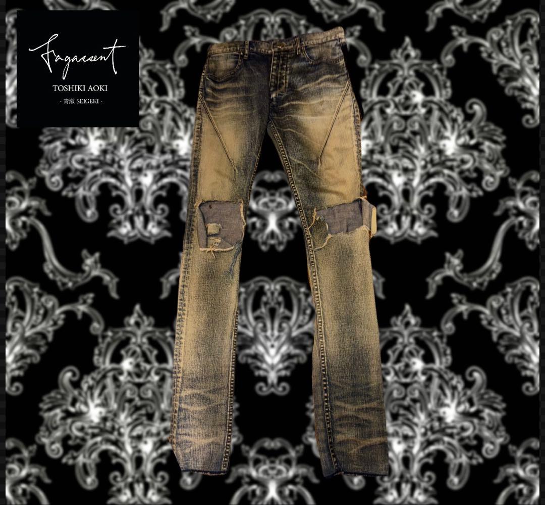 HYDE着系　Y2K ファガッセン SEIGEKI クラッシュデニム サイズ26