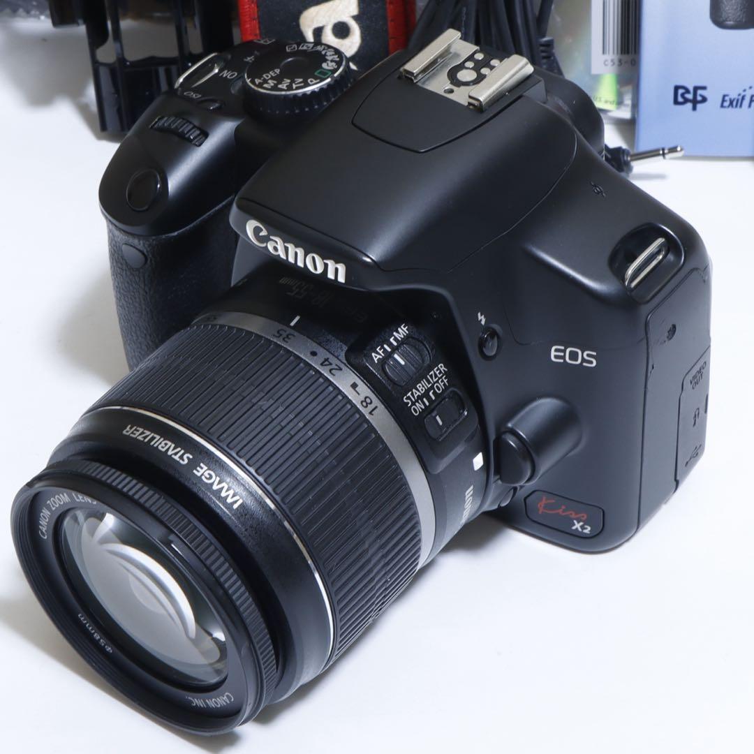 ☆スマホに送れる一眼レフ☆WiFi☆ キャノンEOS Kiss X2ISセット