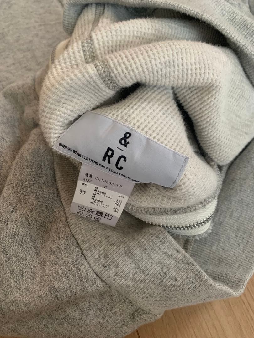 curensology &RC ヴィンテージライクパーカー