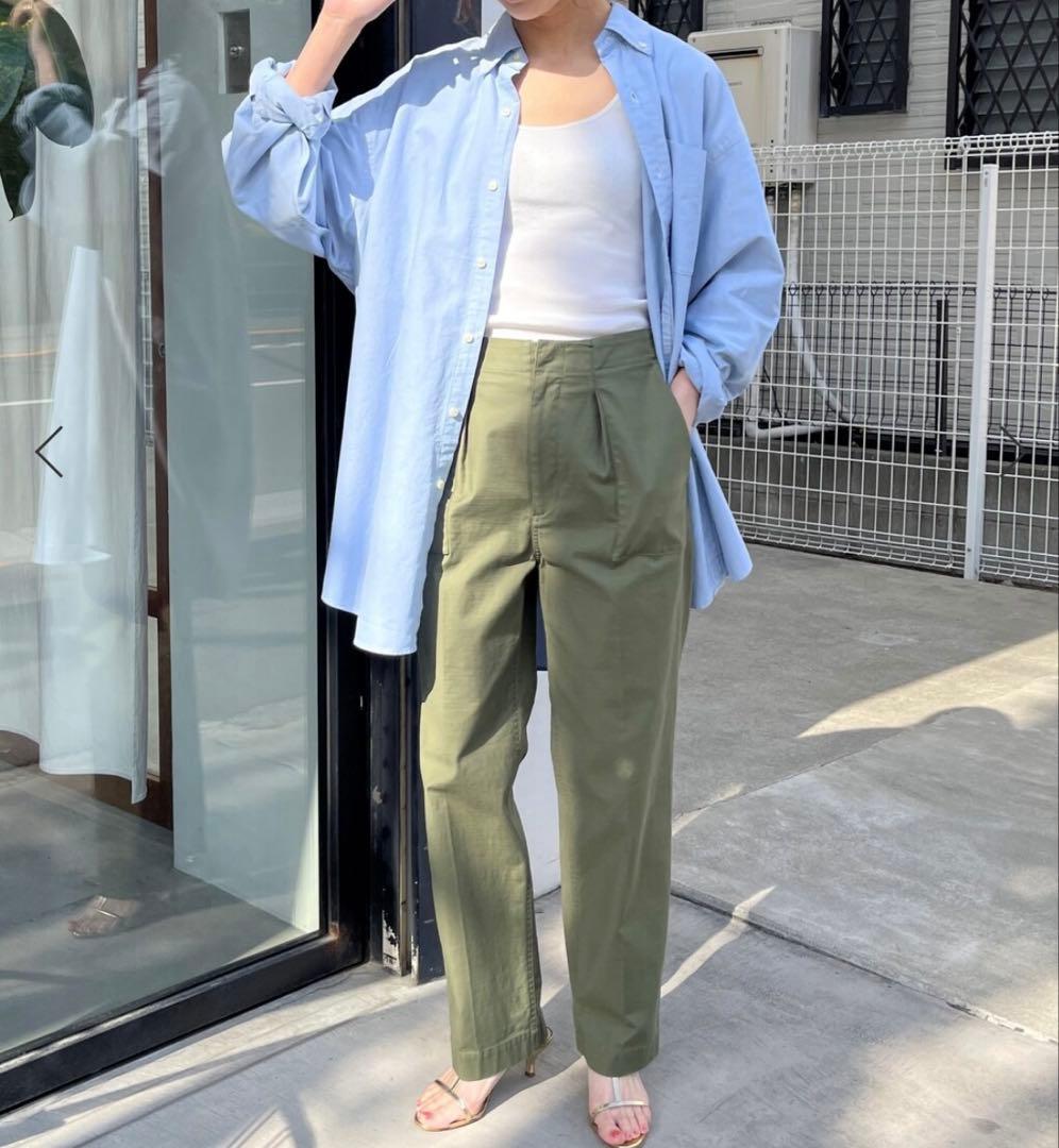 Spick and Span 未使用 パックサテンイージーカーゴパンツ