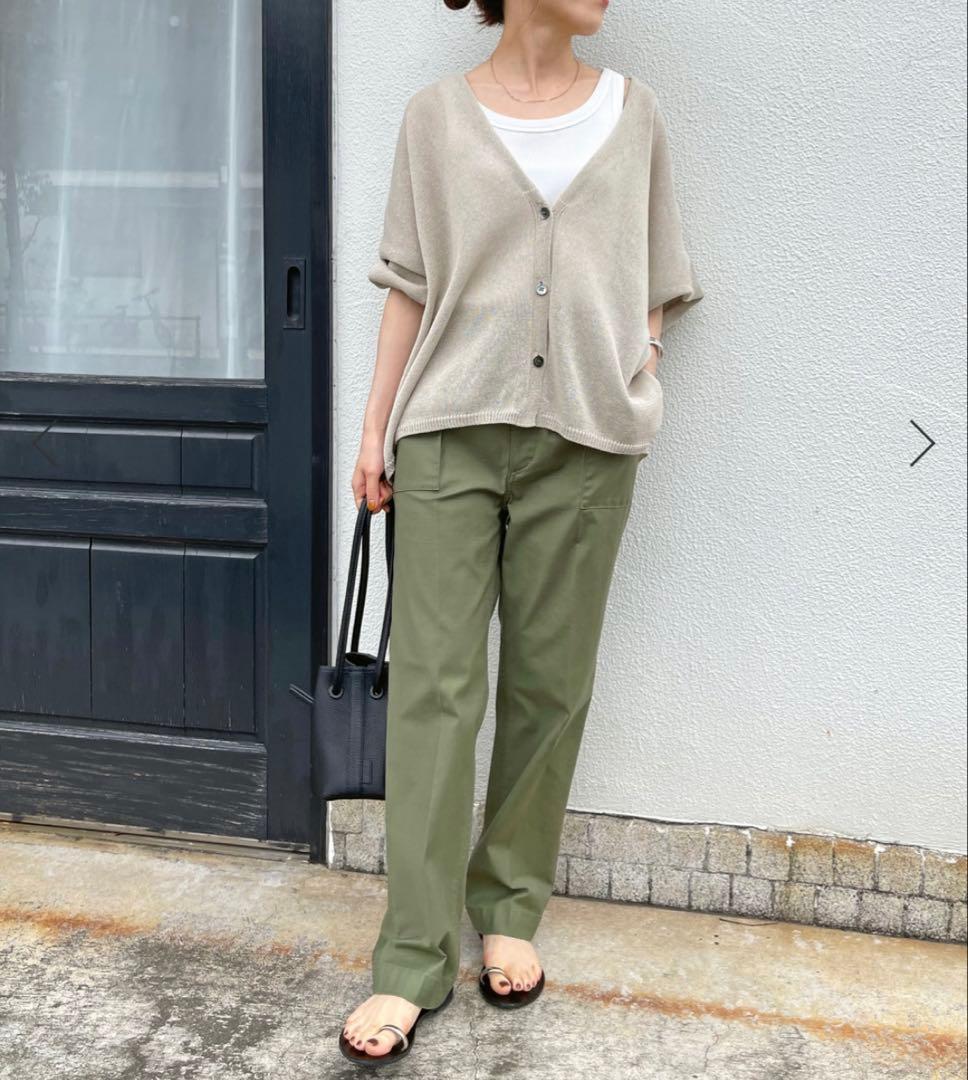 Spick and Span 未使用 パックサテンイージーカーゴパンツ