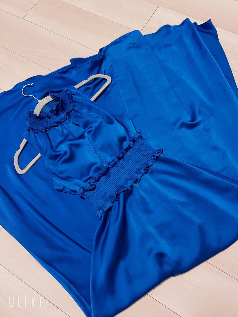 n*す様 Sugar キャバクラ ロイヤルブルー ナイトドレス 5号