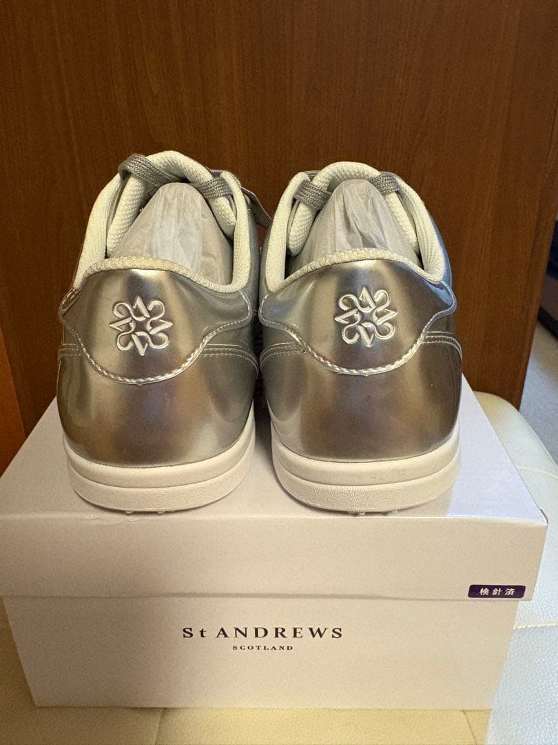 【新品格安・半額以下】セントアンドリュース　ゴルフシューズ　靴袋付き