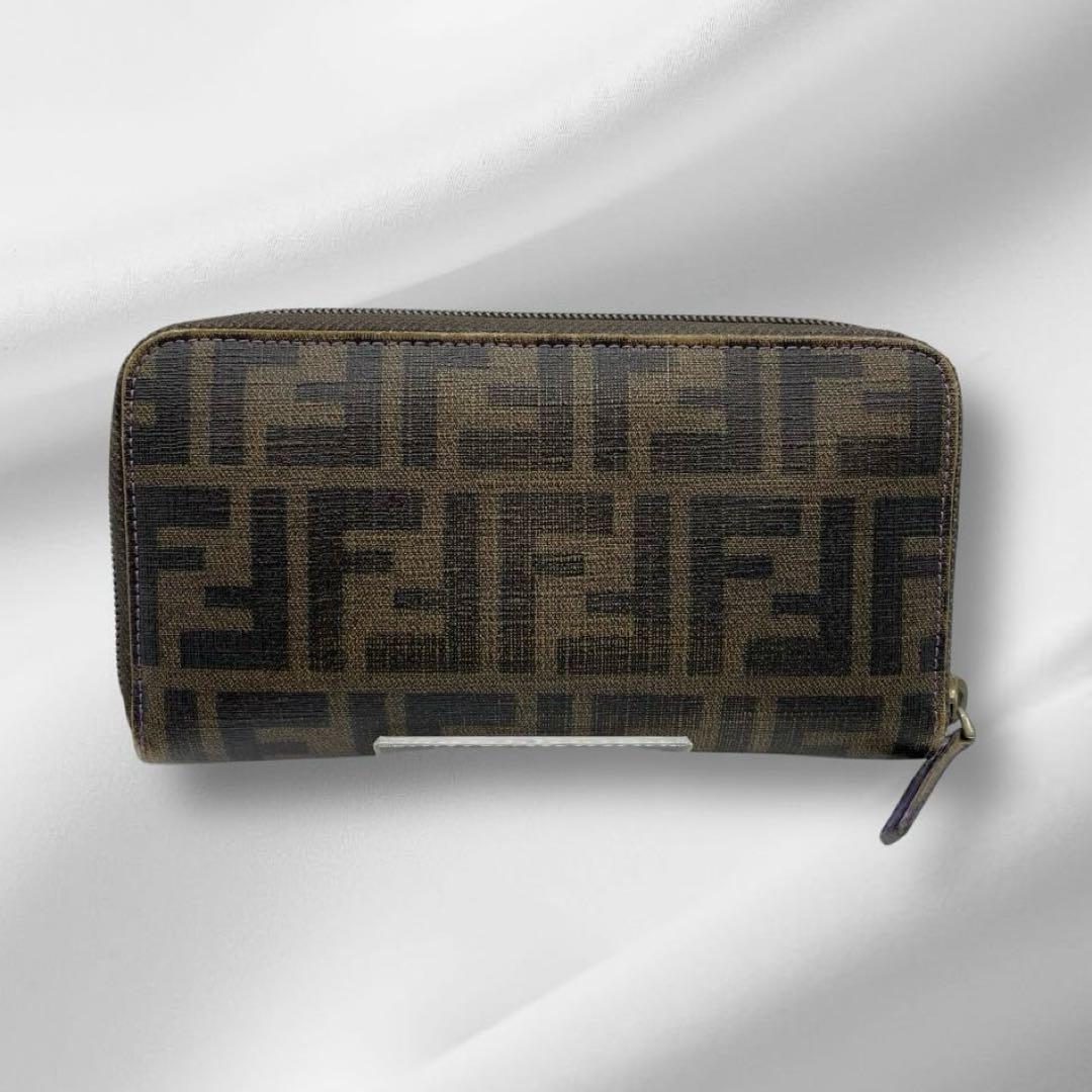 【良品】 FENDI フェンディ ズッカ FF 長財布
