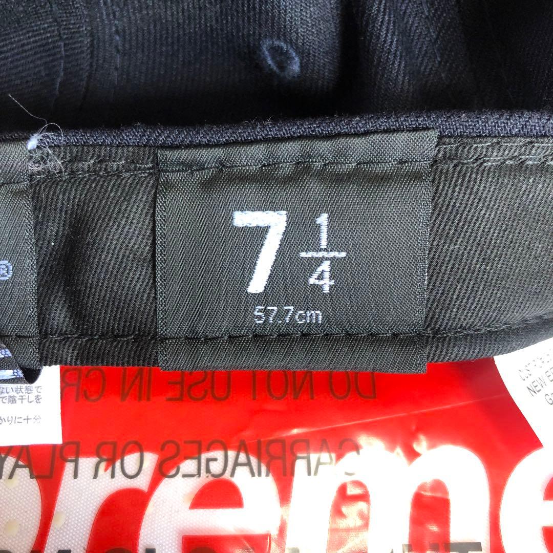 ⚠️1回使用美品⚠️Supreme ブラック ベースボールキャップ