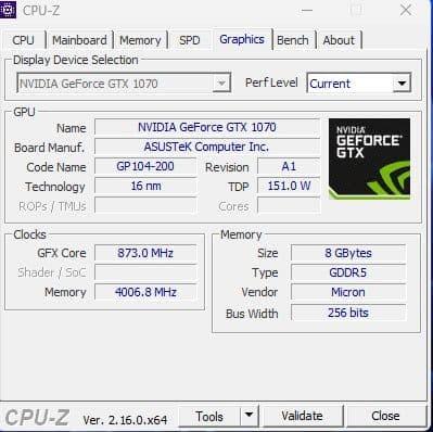 グラフィックボード・グラボ・ビデオカード ASUS GeForce GTX 1070 Turbo8GB GDDR5