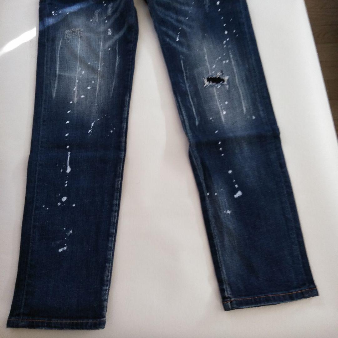 DSQUARED2 ダークブルースリムフィットデニム　50