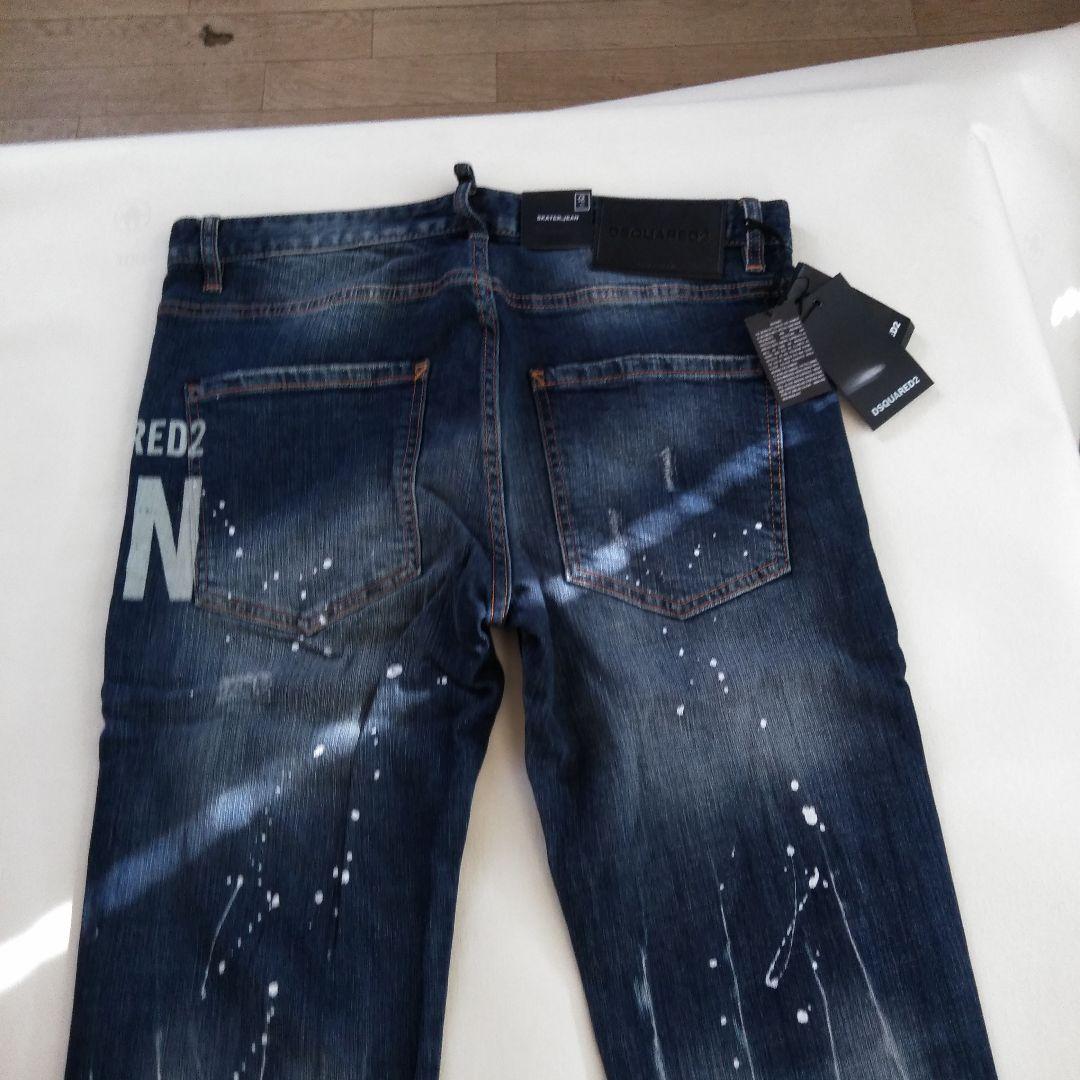 DSQUARED2 ダークブルースリムフィットデニム　50