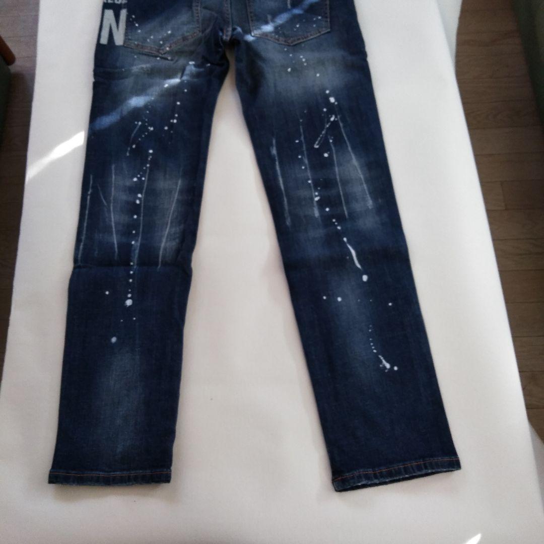 DSQUARED2 ダークブルースリムフィットデニム　50