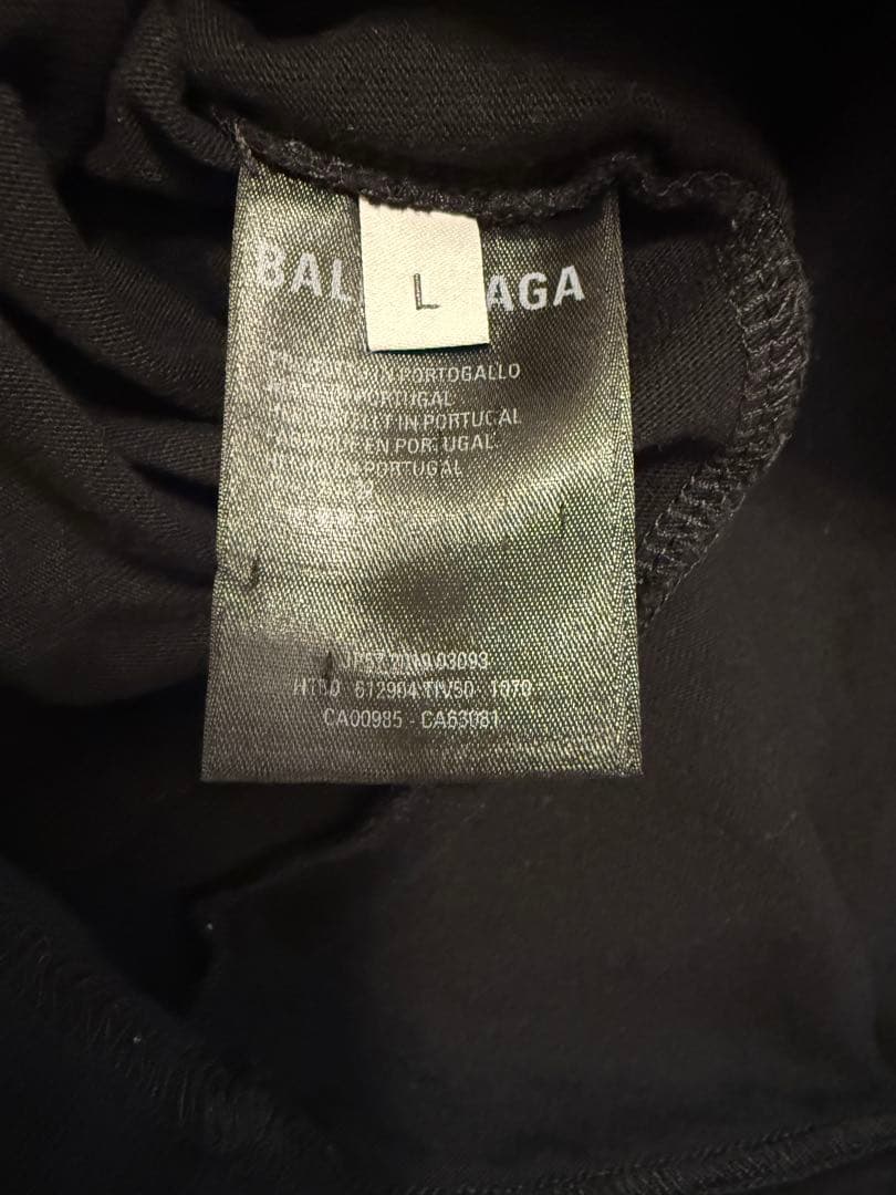 BALENCIAGA バレンシアガ ロゴ Tシャツ 黒