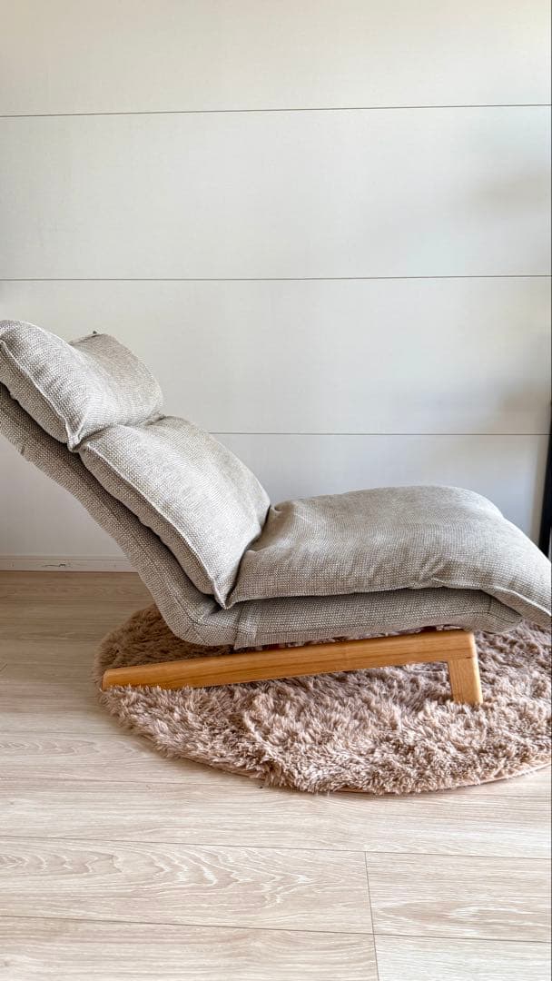 【送料込み】無印良品 ハイバックリクライニングソファ　１シーター