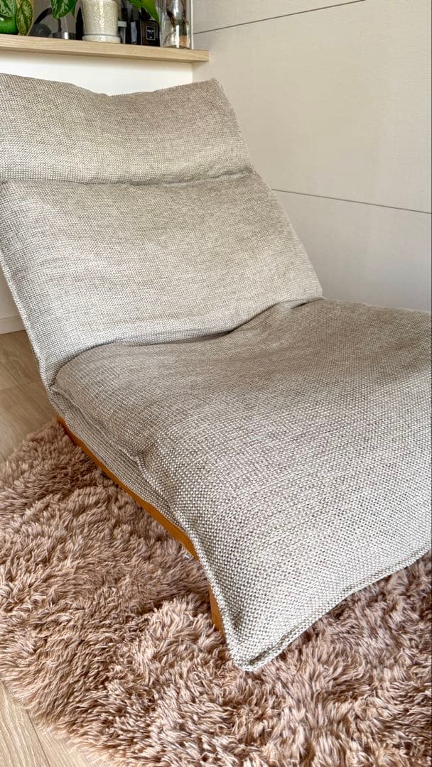 【送料込み】無印良品 ハイバックリクライニングソファ　１シーター