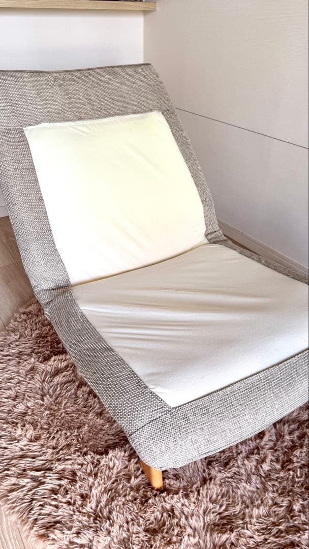 【送料込み】無印良品 ハイバックリクライニングソファ　１シーター