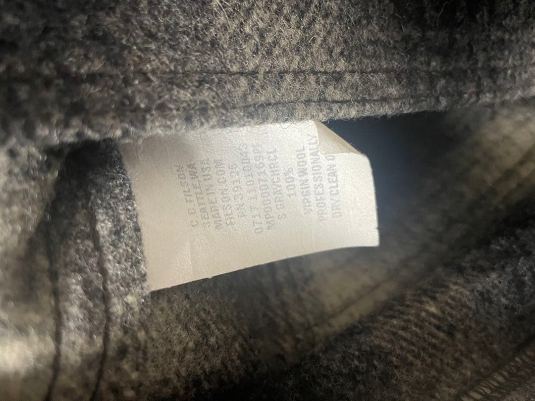 【限定モデル】FILSON オンブレチェック マッキーノクルーザージャケット　S