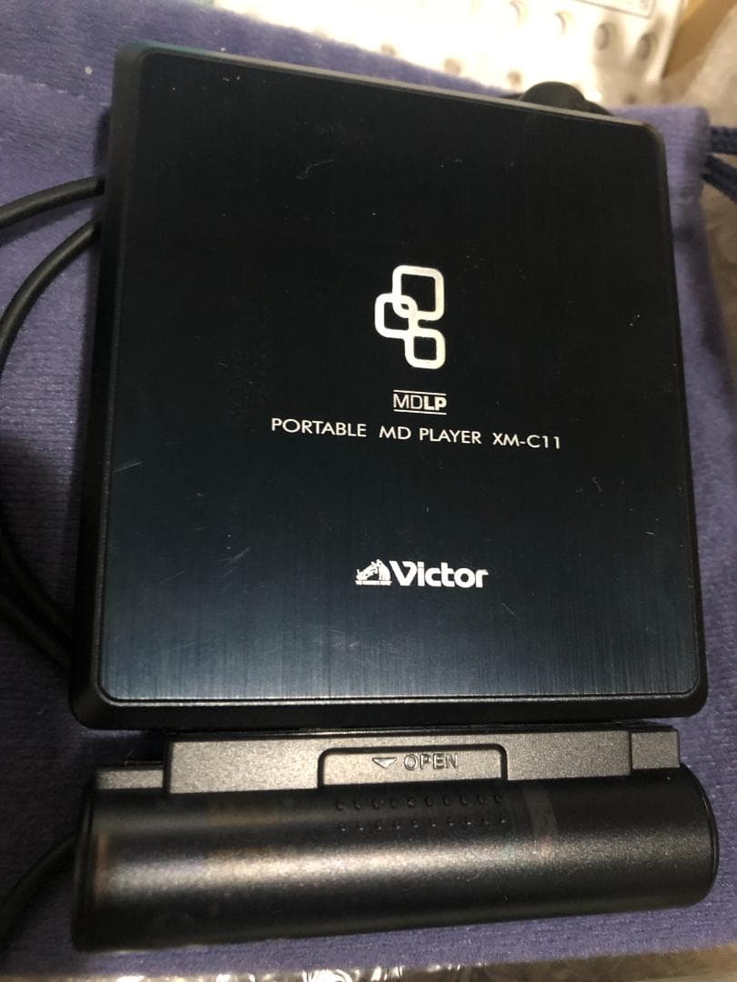 Victor　XM-C11　ポータブルMDプレーヤー　動作良好♬　付属品多数
