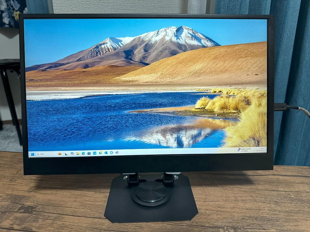 【美品】モバイルモニター 15.6インチ 144Hz モニタースタンド付き