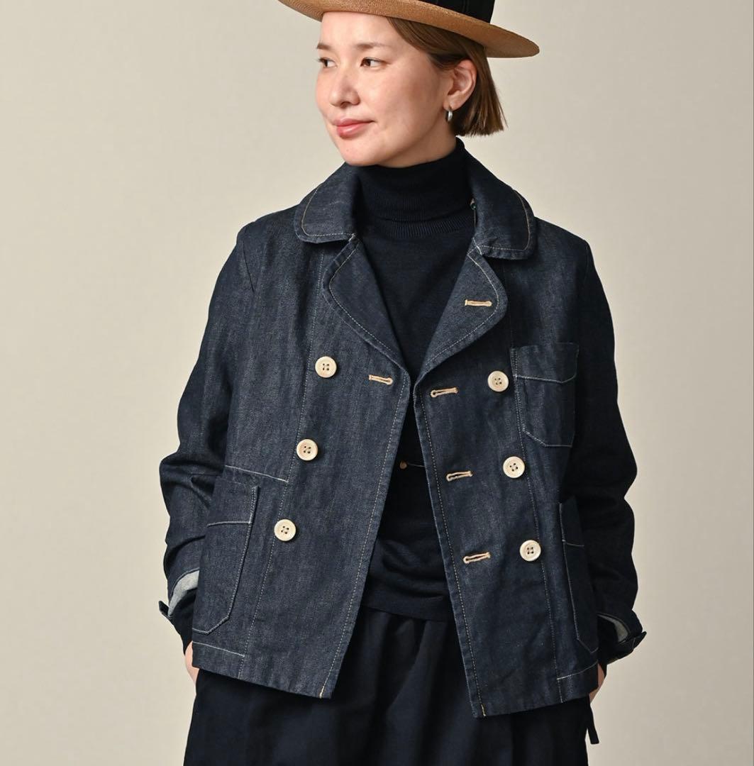 最終価格45R20252026新作デニムアニーダブルジャケット濃完売品新品未使用