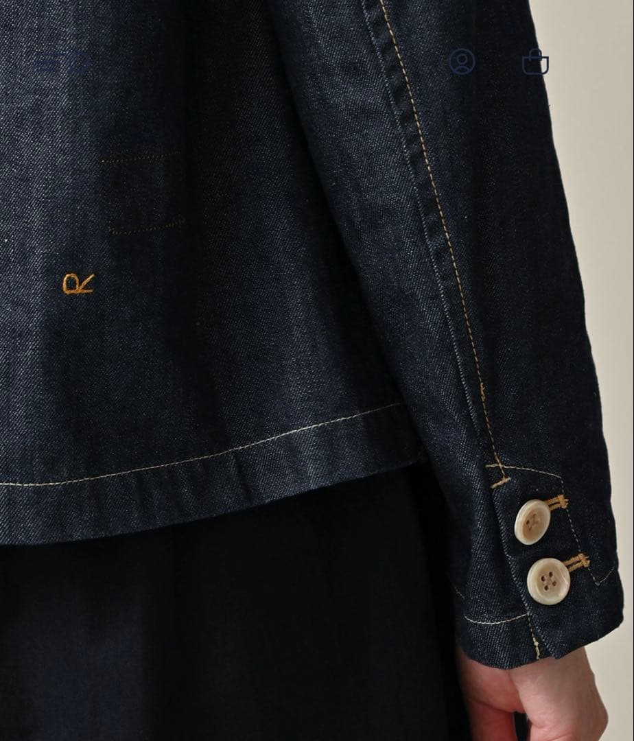 最終価格45R20252026新作デニムアニーダブルジャケット濃完売品新品未使用