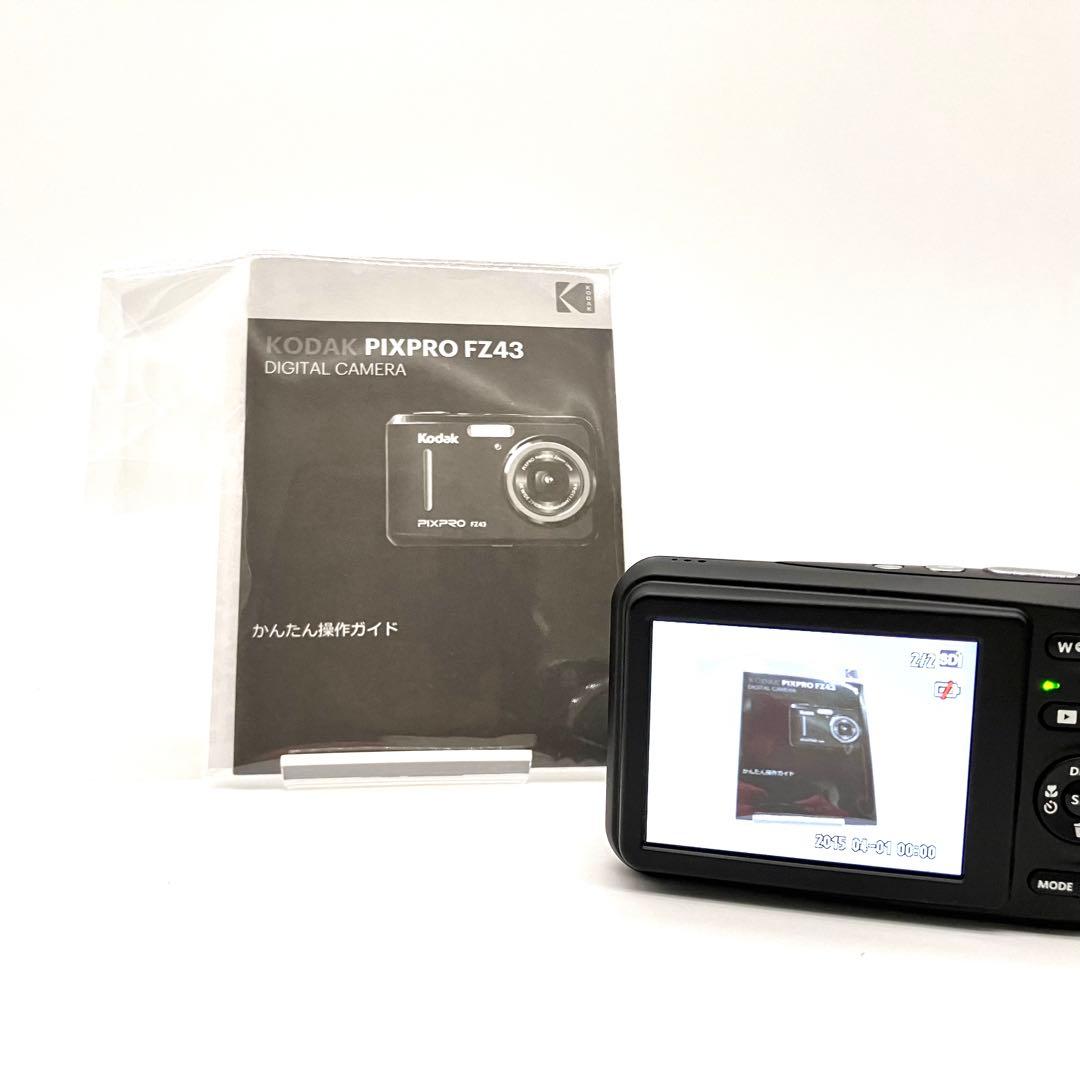 単3電池稼働　Kodak PIXPRO FZ43 ブラック