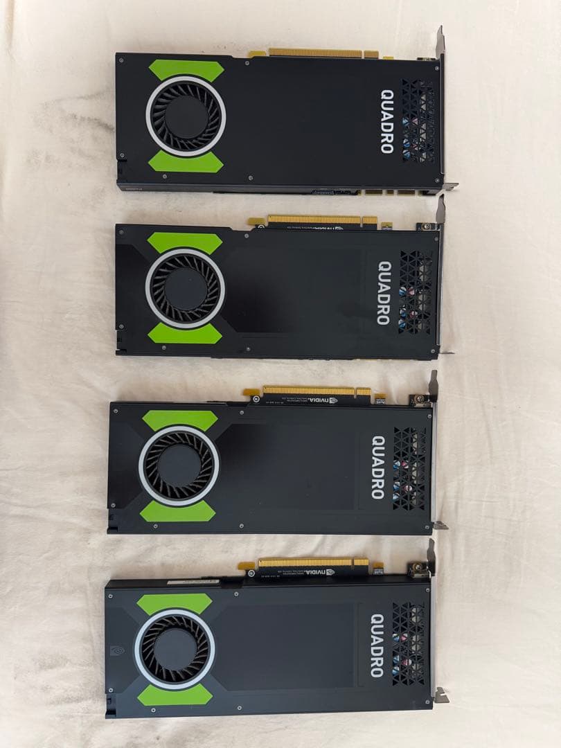 (ホワイト) NVIDIA Quadro P4000 8GB ×4枚セット