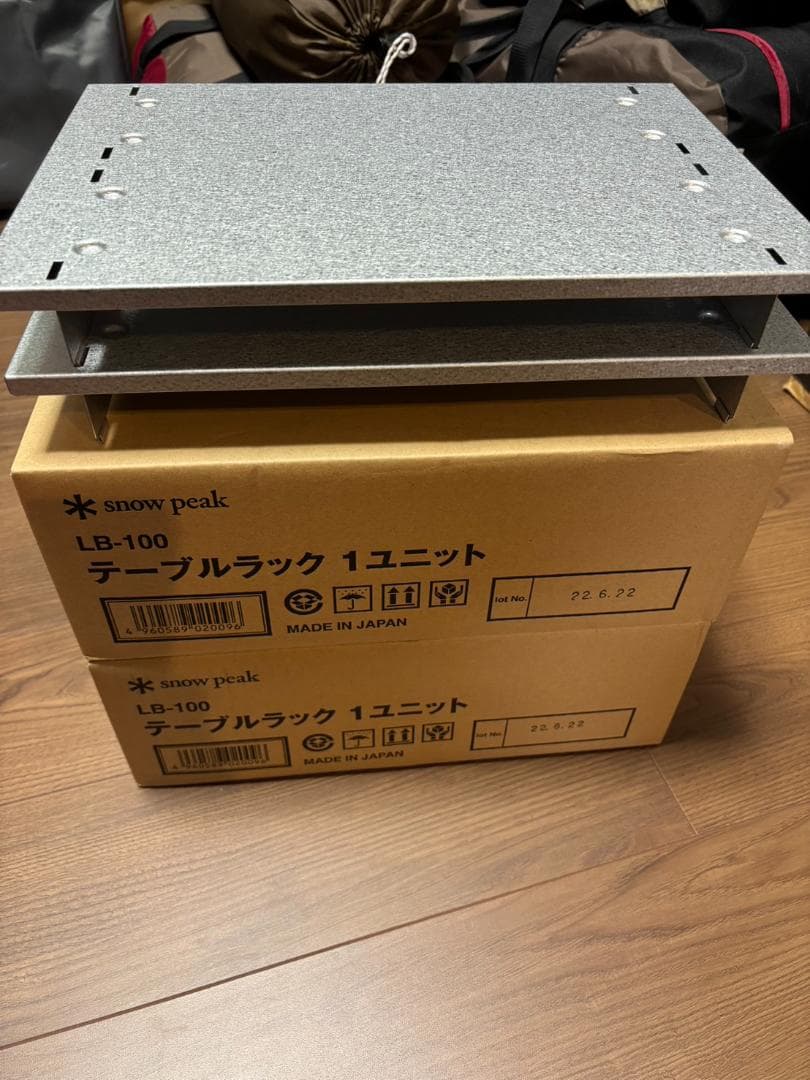 【新品未開封】スノーピーク　TUGUCA　テーブルトレー＆ラック　1ユニット