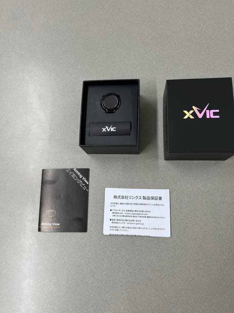 X VIC GPSナビ ブラック エイミングビュー　未使用品