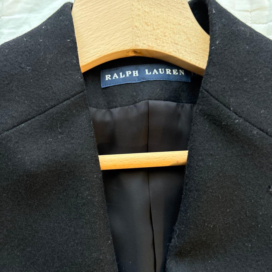 【極美品】ラルフローレン テーラードジャケット ツイード カシミア混