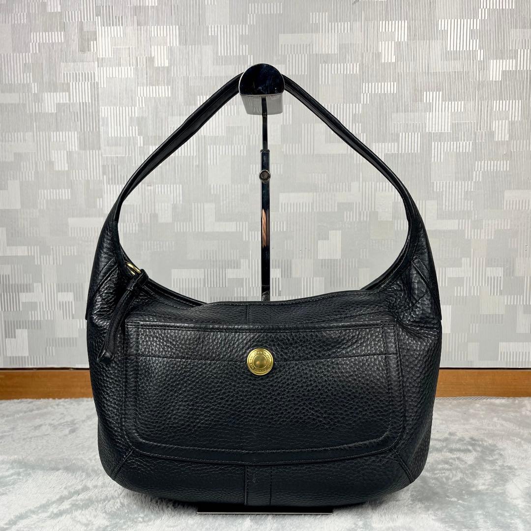 バッグ Coach Hobo Black Hand Bag