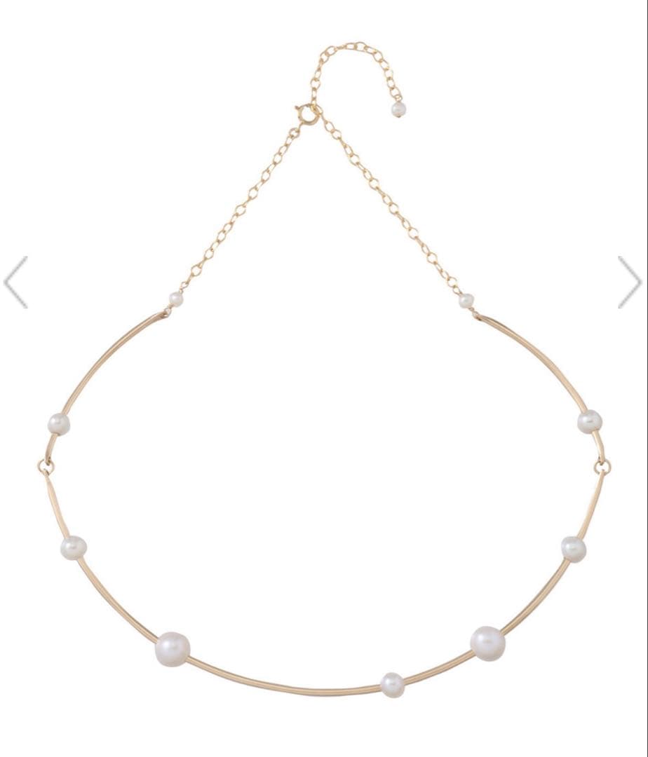 ナチュラリジュエリ　アークチョーカーネックレス