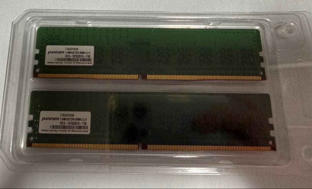 crucial DDR4 2666 メモリ 8GB×2枚