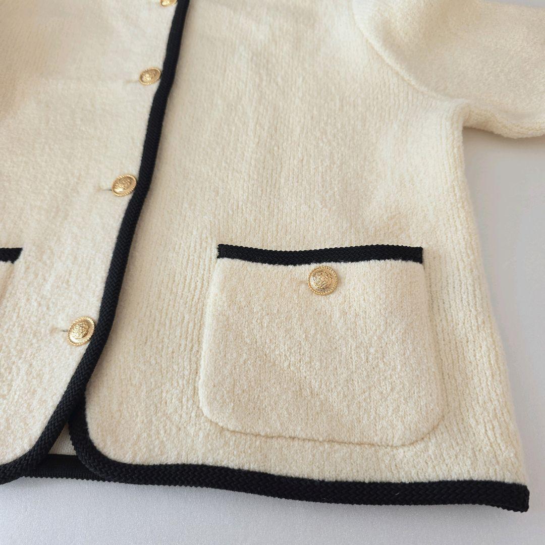 マナちゃん アナイ 24AW カーディガン ジャケット 金ボタン