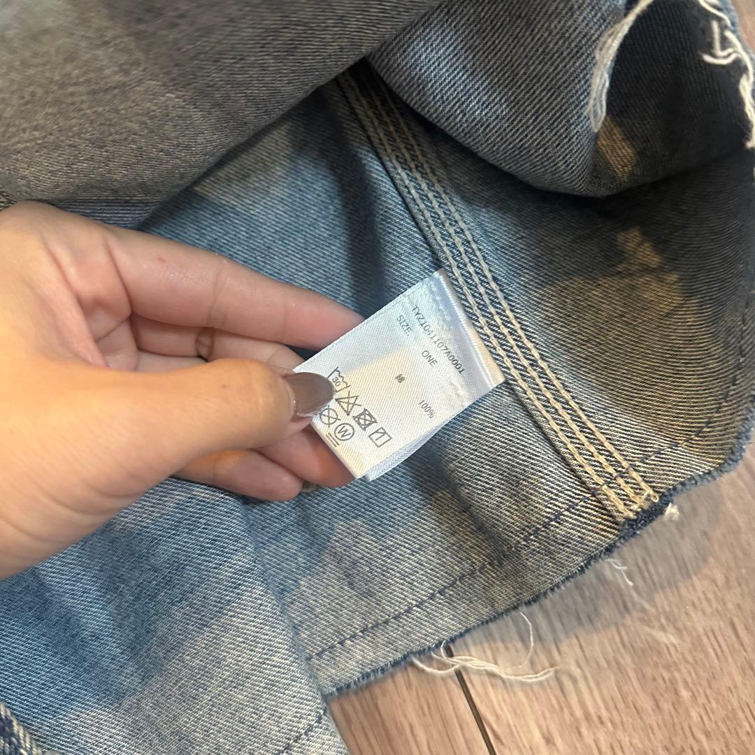 チャオパニック　エシンタ　デニムクロップド丈ジャケット