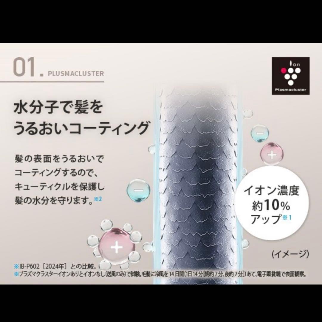 最新型 SHARP プラズマクラスター ヘアドライヤー IB-WX902-W