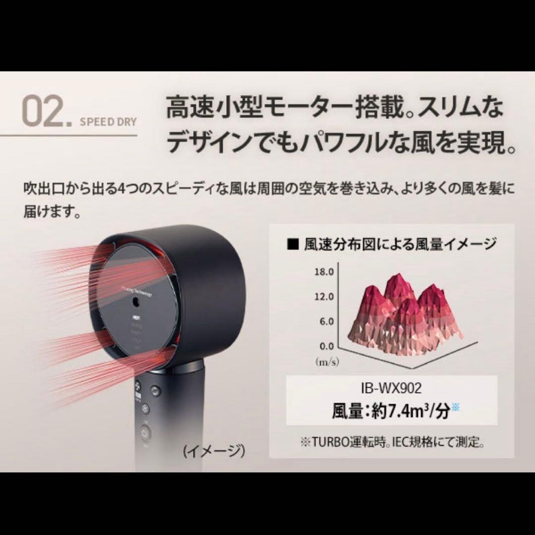 最新型 SHARP プラズマクラスター ヘアドライヤー IB-WX902-W