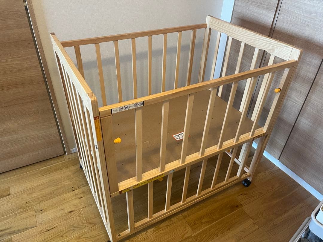 西松屋 木製 ミニベビーベッド