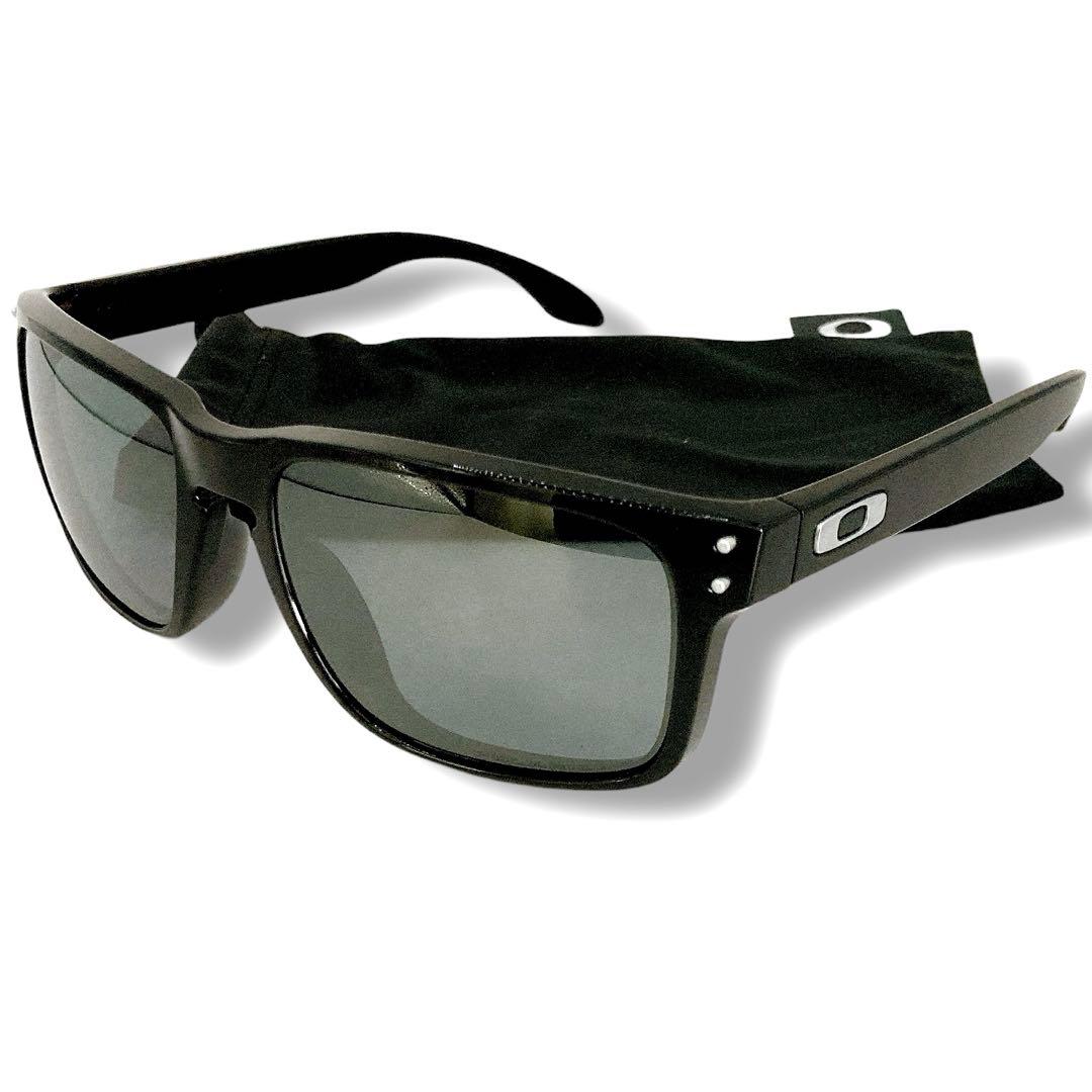 極美品✨OAKLEY HOLBROOK サングラス　POLARIZED 偏光　黒