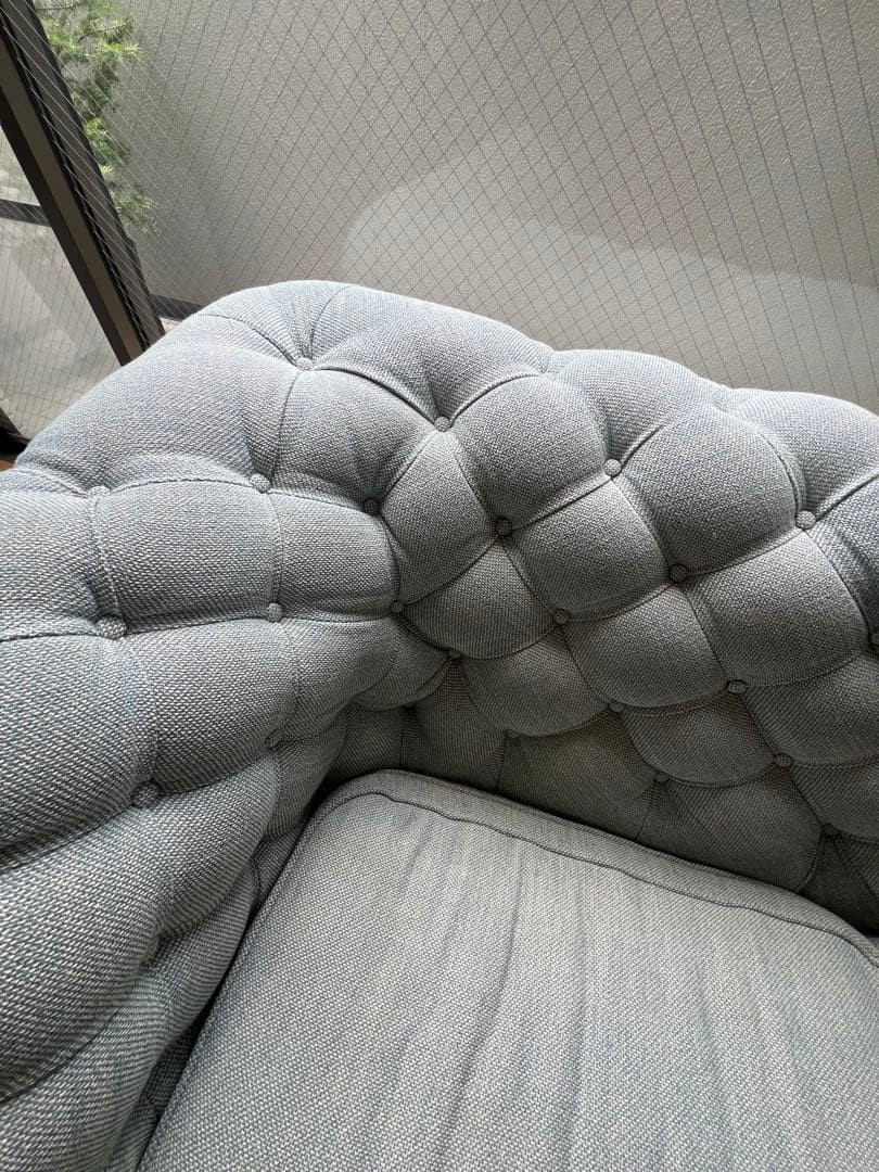 コ*イ様 フレンチグレー ボタンタッセル コーナーソファ