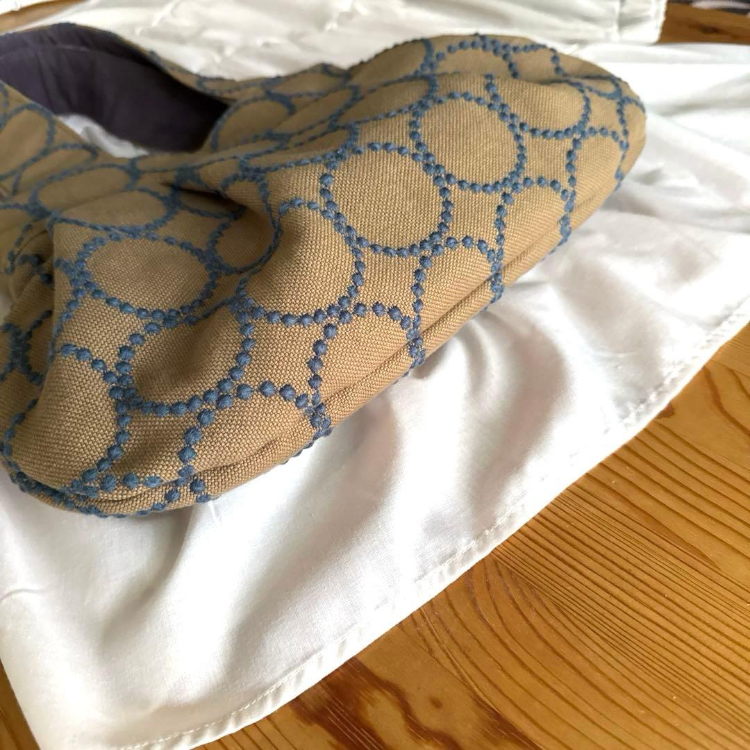 シャトル　ハンドメイド　ミナペルホネン　タンバリン生地　バッグ