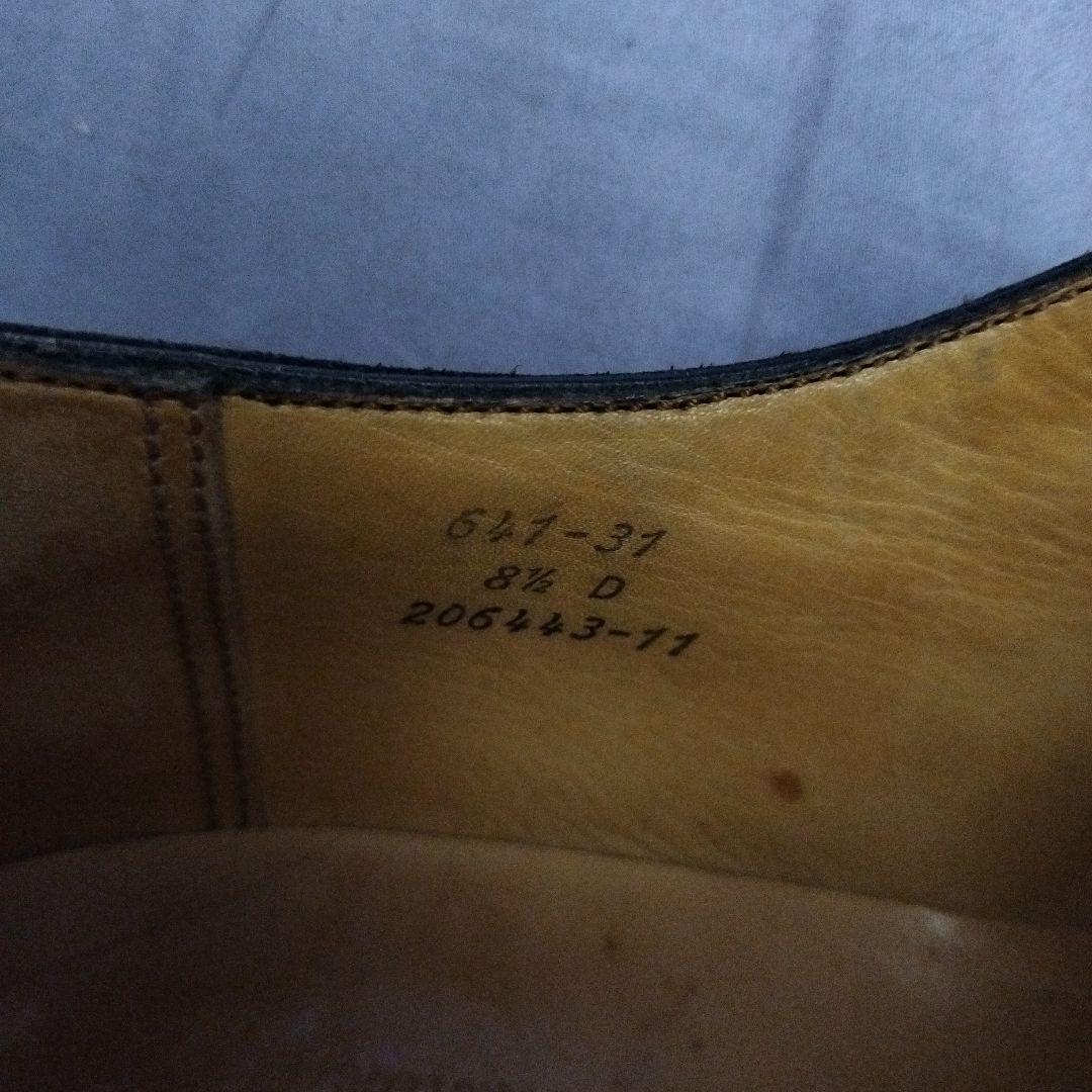 J.M. WESTON ゴルフ 旧ロゴ 8/D ブラック ハーフラバー