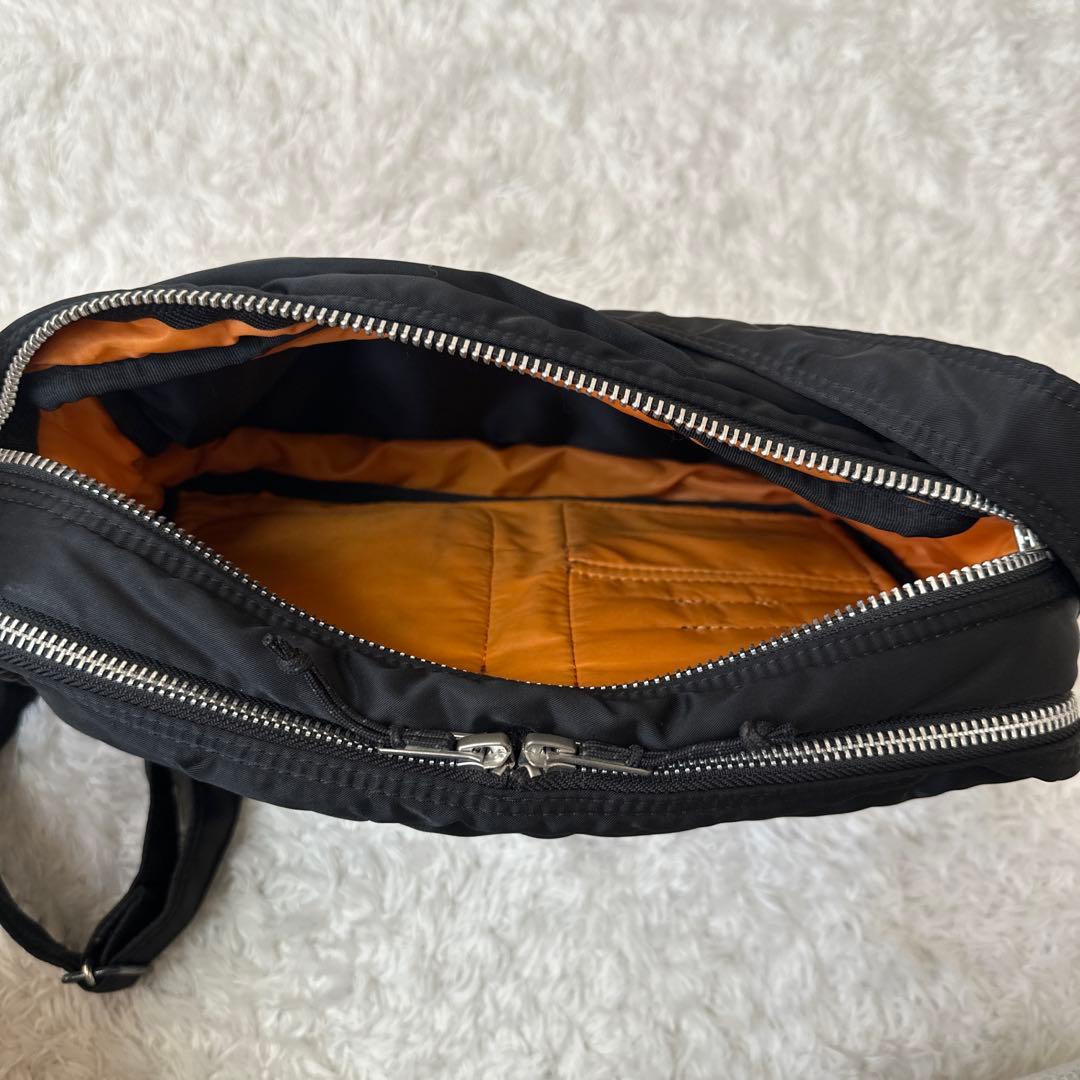 PORTER ポーター　タンカー　新型　二層式　ショルダー　バッグ　ブラック