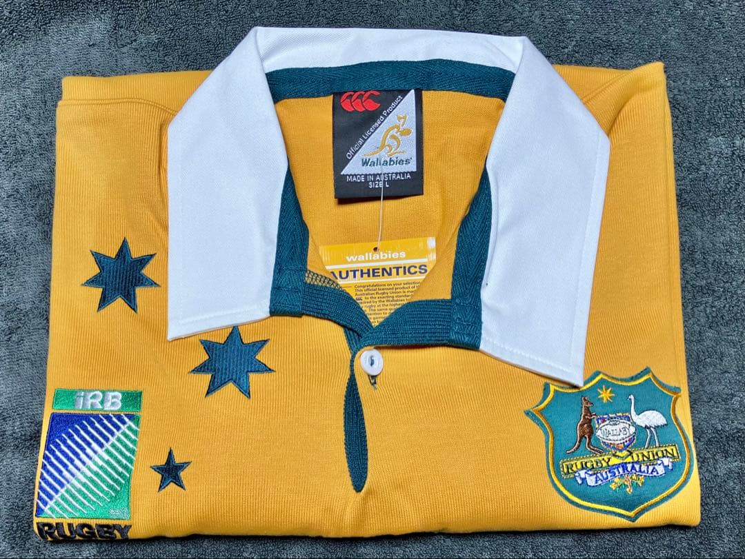 新品 2003年オーストラリアラグビーワールドカップ オーセンティックジャージ