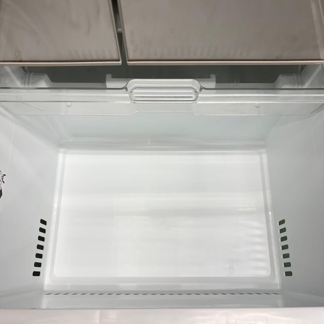 717 ガラストップ　大型冷蔵庫　400L強 極美品　自動製氷機付　5ドア　人気