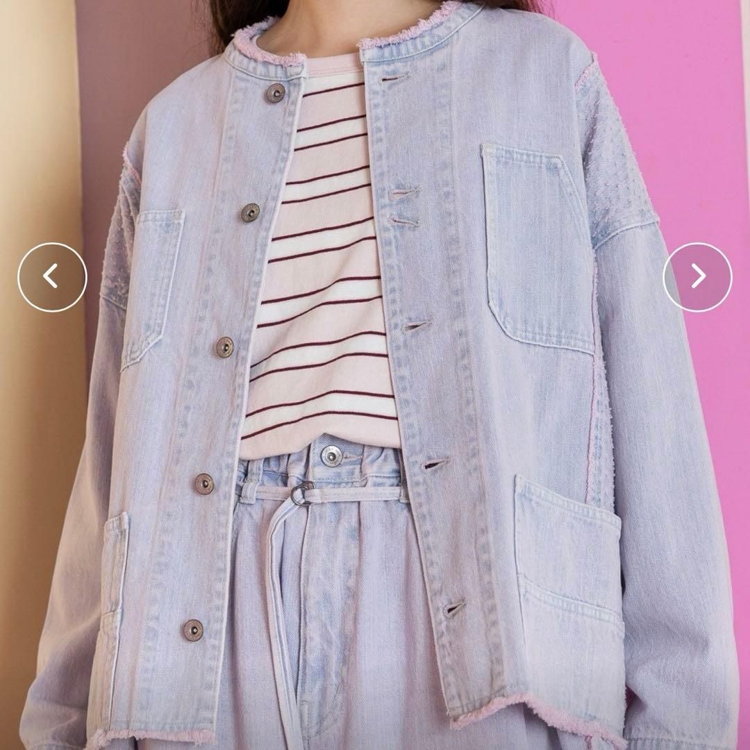 2025SS ニコアンド REMAKE COVERALL デニム ジャケット