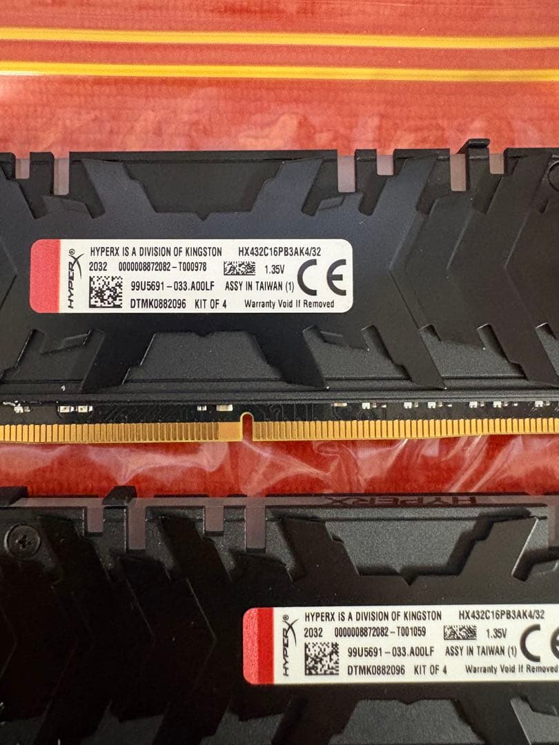 DDR4 メモリー16GB[8GB✖︎2]