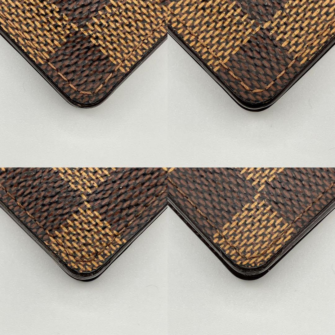 人気✨美品✨ルイ ヴィトン ダミエ オーガナイザー ドゥポッシュ 名刺入れ 茶色