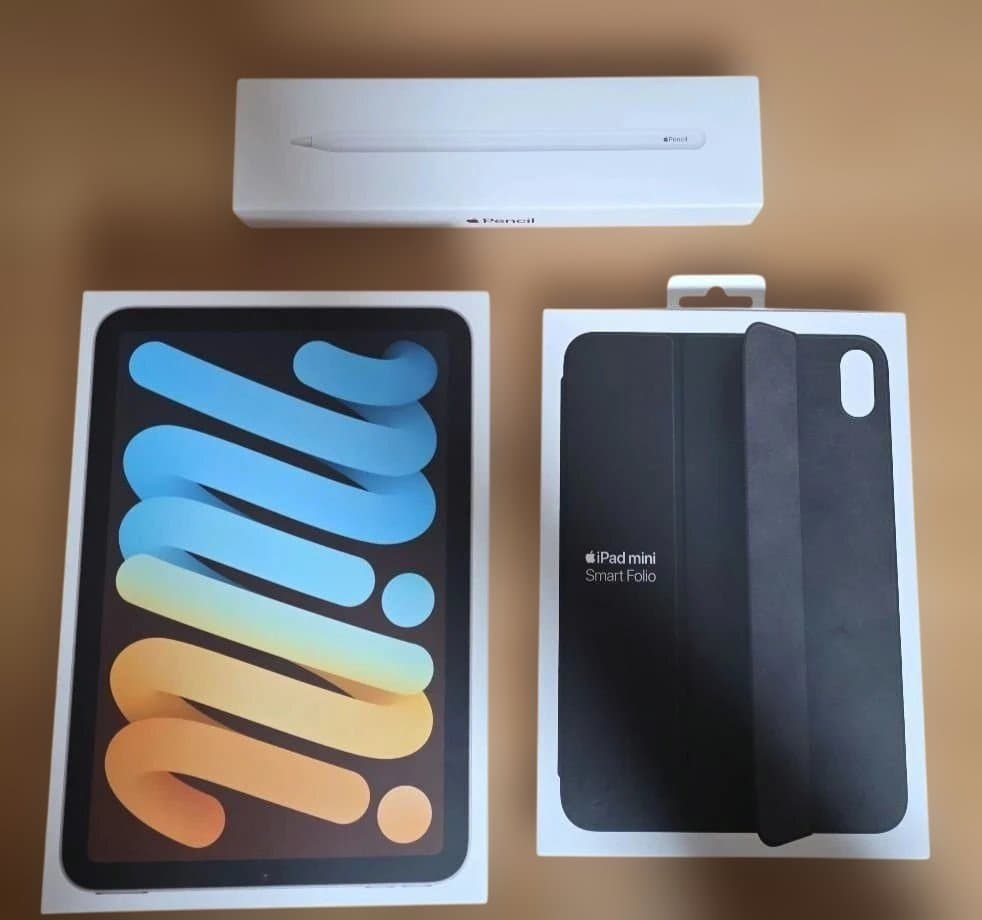 iPad mini（第6世代）64G Apple Pencil　純正カバー